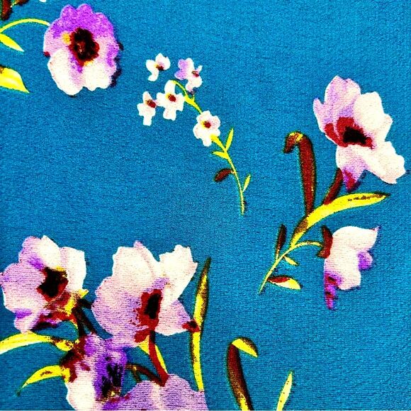 BELONGSCI floral dress NWT lined 🌺 ruffle sleeves 🌺 medium - Picture 7 of 7